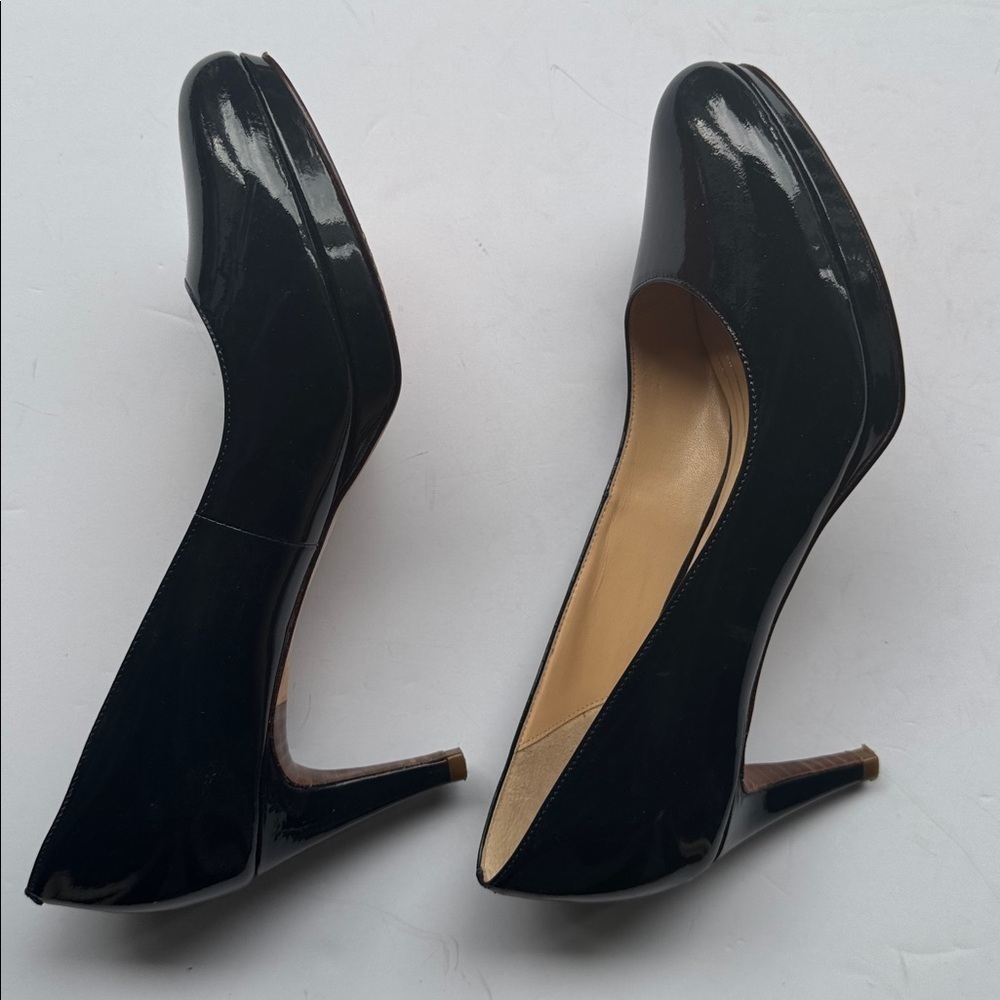 Cole Haan/ Nike Air 3 inch Glossy Blue Heels size 10b